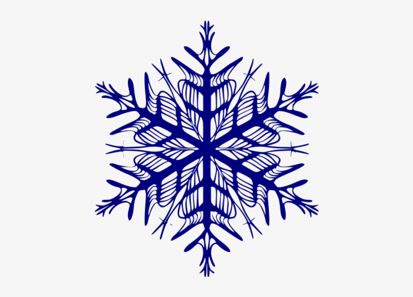 Navy Clipart Snowflake - Snowflake Transparent, transparent png download