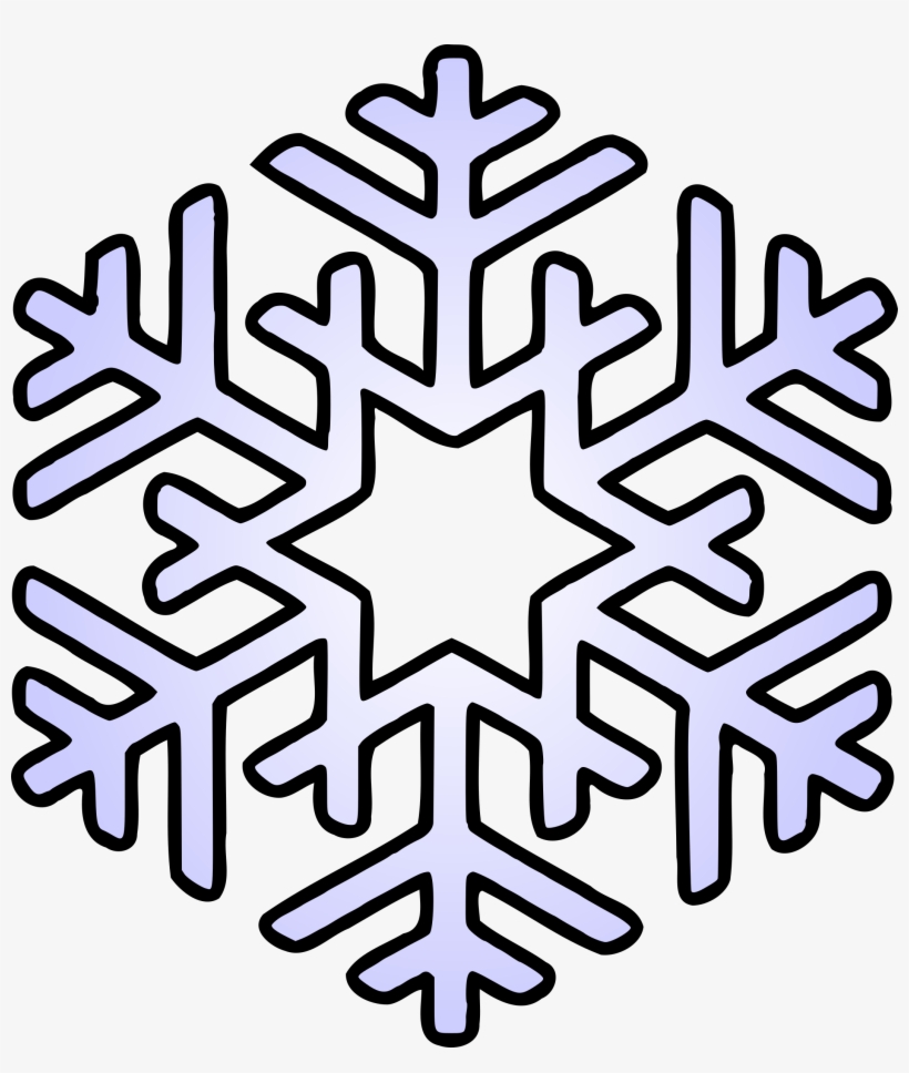 Big Image - Snowflake Coloring Page, transparent png download