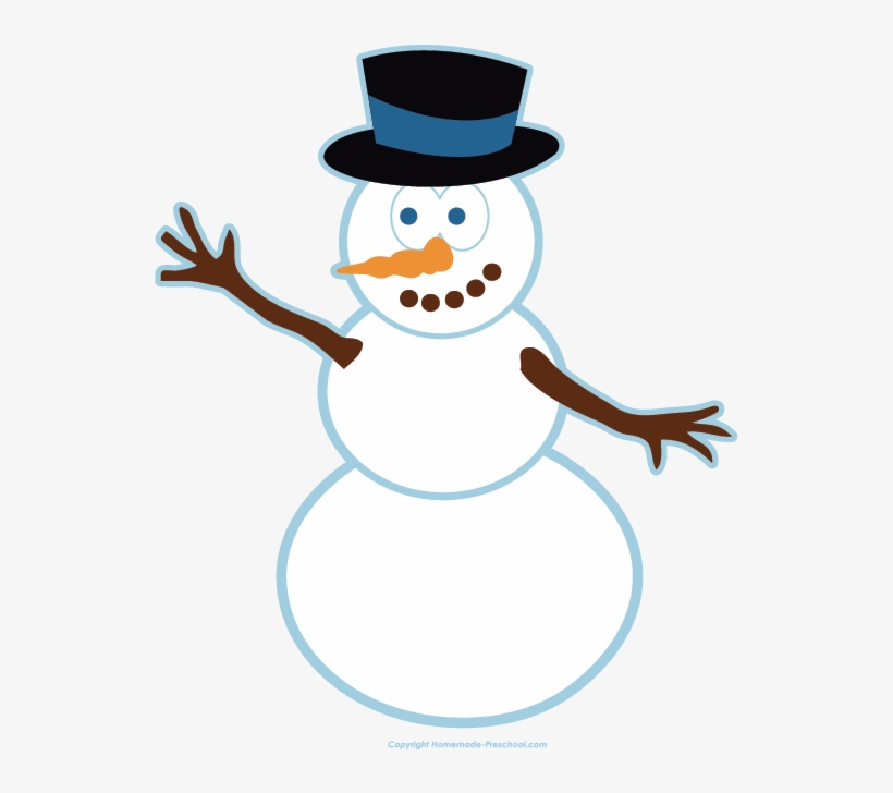 Freeuse Library Free Winter Click To Save Image - Snowman Clipart, transparent png download