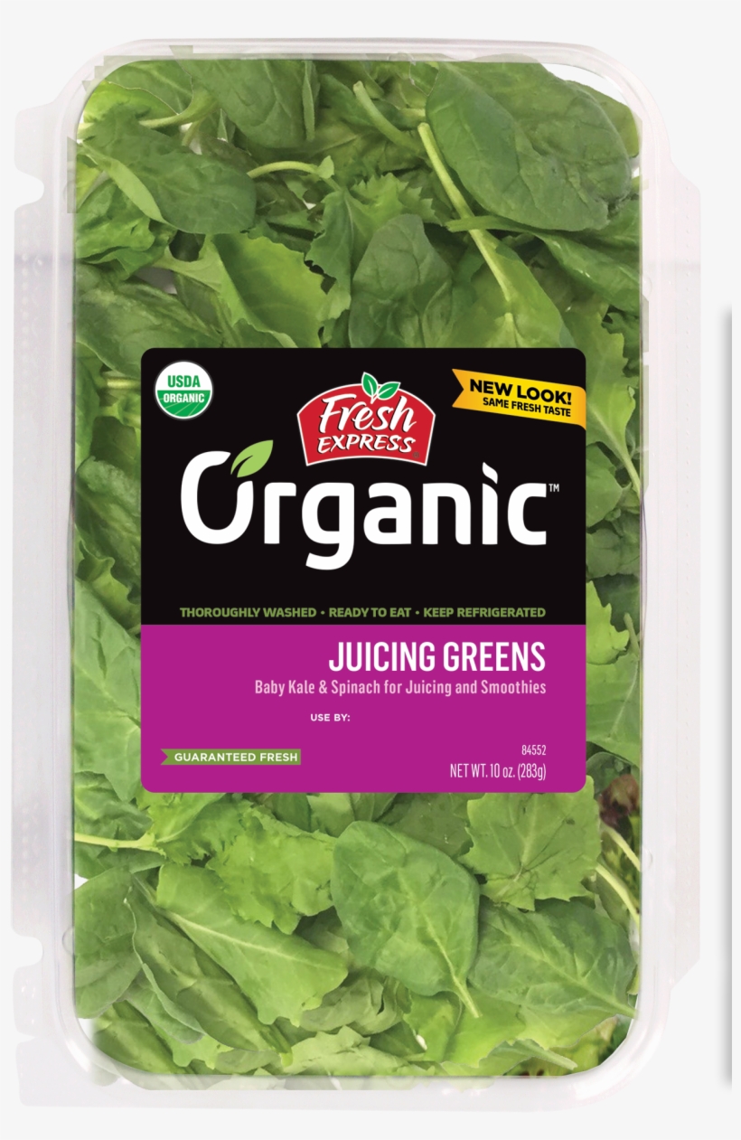 Organic Kale & Spinach Juicing Greens Fresh Express PNG Image