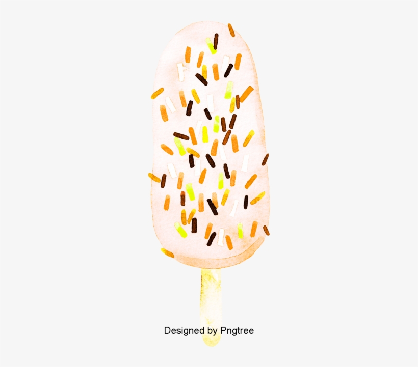 Cartoon Hand-painted Dessert Ice Cream, Sweet Cone, - Dessert, transparent png download