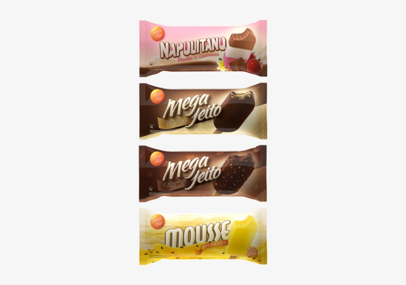 Ice Cream Bar Clipart - Pack Chocolate Bar Design, transparent png download
