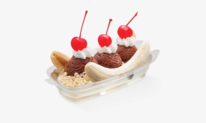 Banana Split Vector - Banana Boat Ice Cream Png, transparent png download
