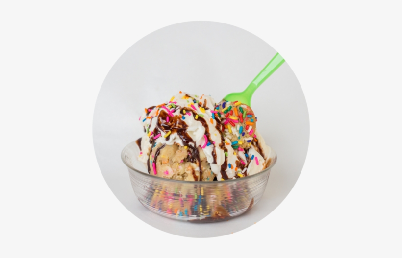 Ice Cream Sundae - Sundae, transparent png download
