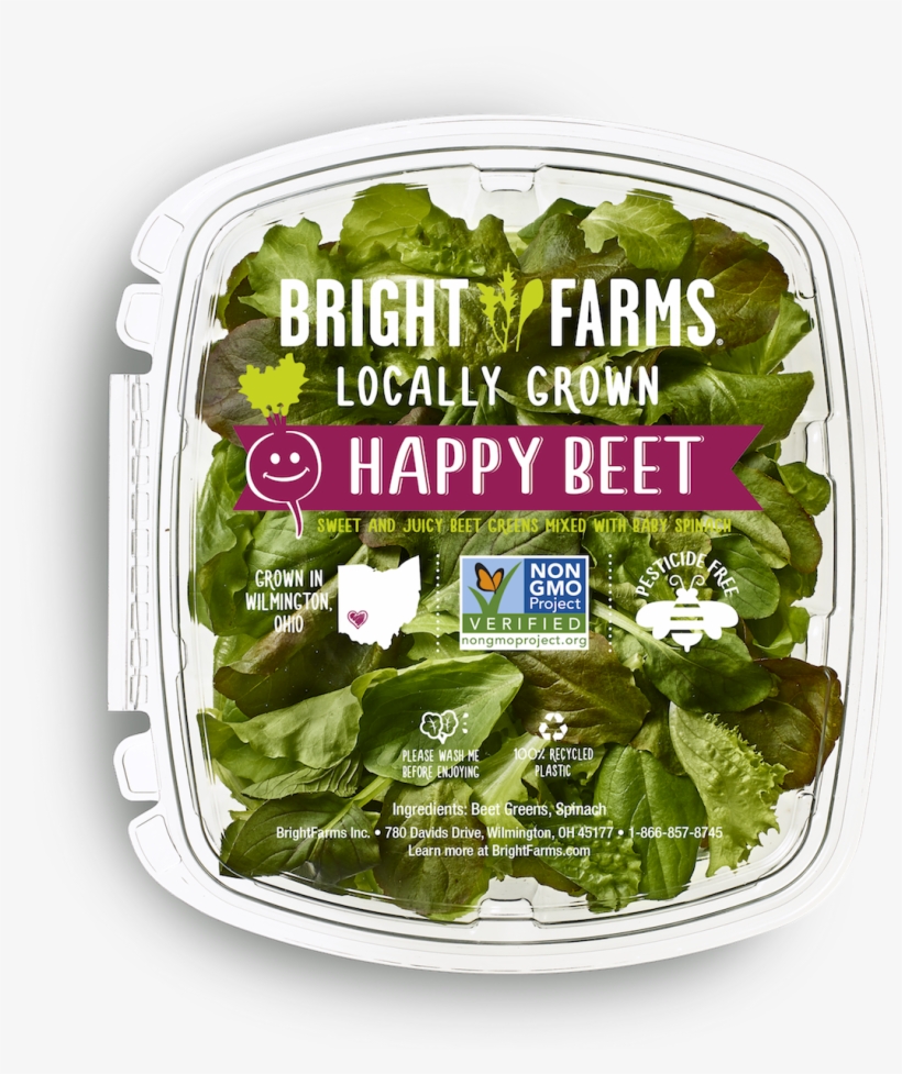 Local Baby Spinach - Bright Farms Salad, transparent png download