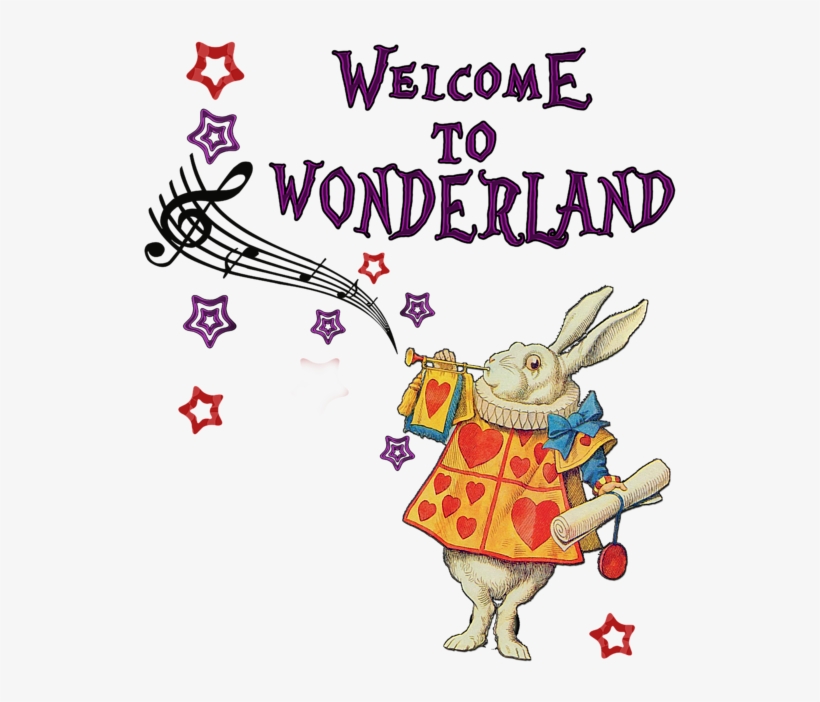 Click And Drag To Re-position The Image, If Desired - Alice In Wonderland Welcome, transparent png download