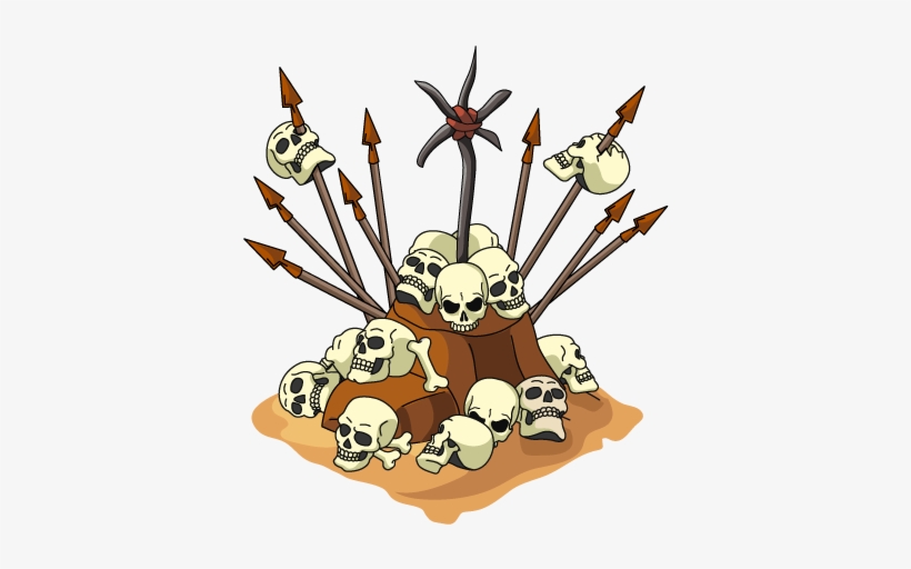 Skull And Bones Pile - Wiki, transparent png download