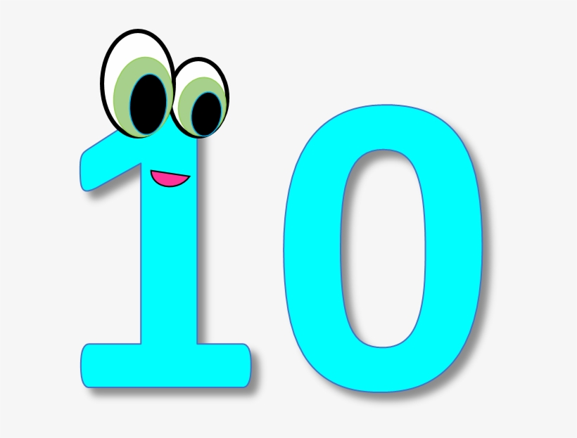 365 Free Cliparts And Wallpapers - Number 10 Clipart, transparent png download