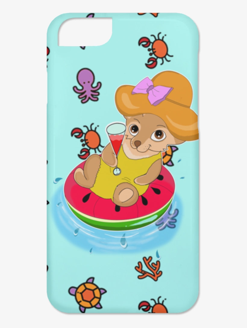 Watermelon Pool Float Beach Pattern Chihuahua Phone - Chihuahua, transparent png download