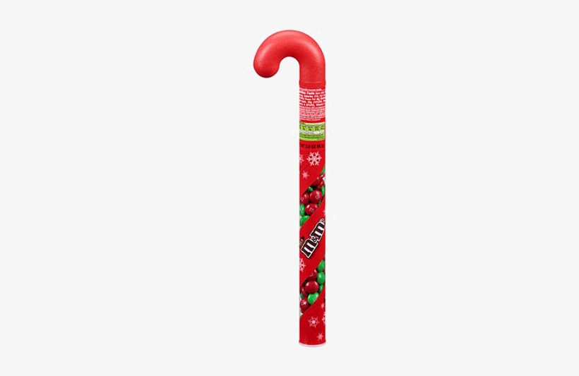M&m's Milk Chocolate Filled Candy Cane 3 Oz - Candy, transparent png download