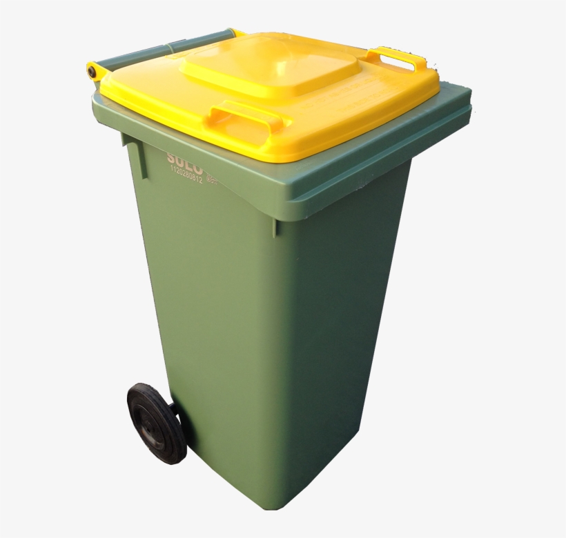 Billi Box Coloured Recycling - Yellow Lid Recycling Bin, transparent png download
