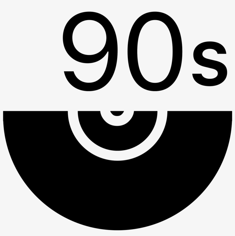90s Music Filled Icon - 60's Icon, transparent png download