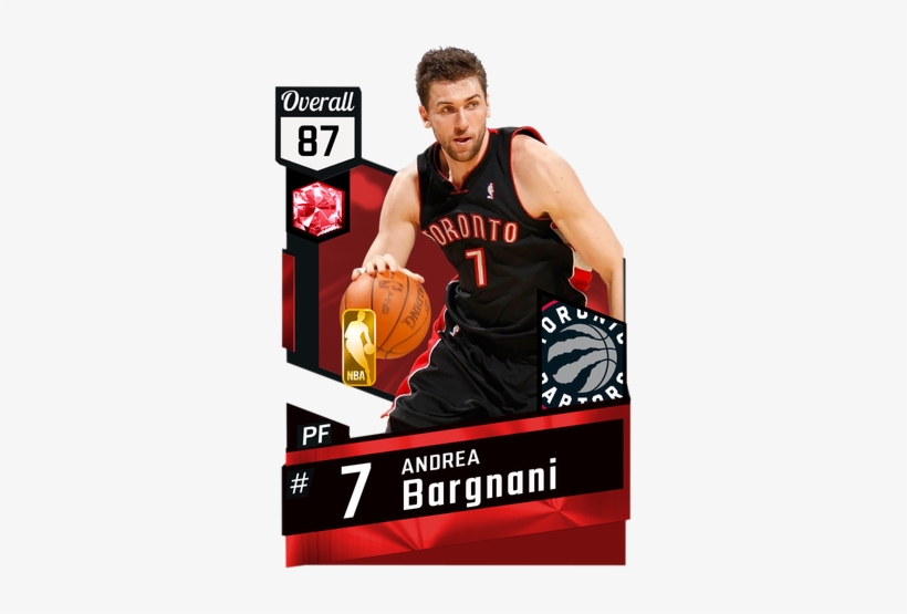 Andrea Bargnani Ruby Card - Nba 2k17 Baron Davis, transparent png download