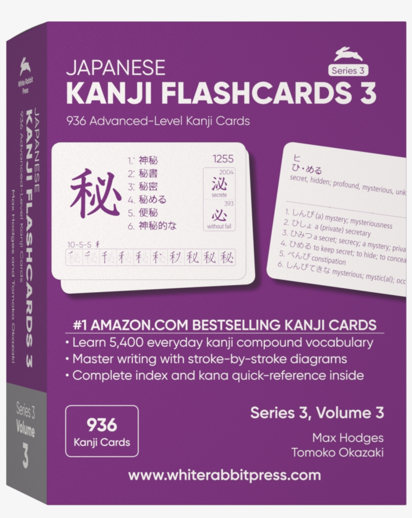 Japanese Kanji Flashcards, Series 3 Volume - Drug Test, transparent png download
