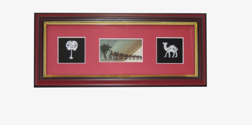 2 House Metal Frame - Picture Frame, transparent png download