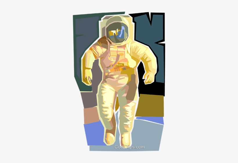 Astronaut In Space Suit Royalty Free Vector Clip Art - Astronaut, transparent png download
