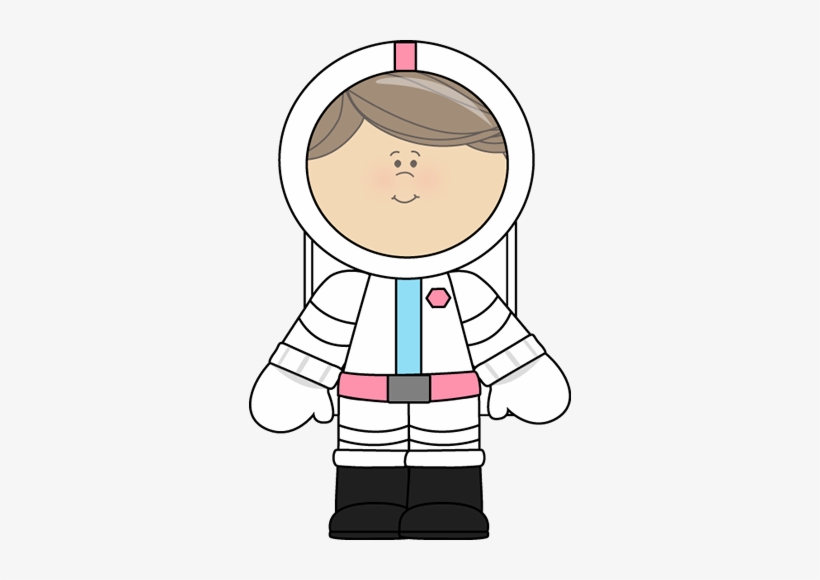 Svg Clip Art Images Girl Astronaut - Kid Astronaut Clipart, transparent png download