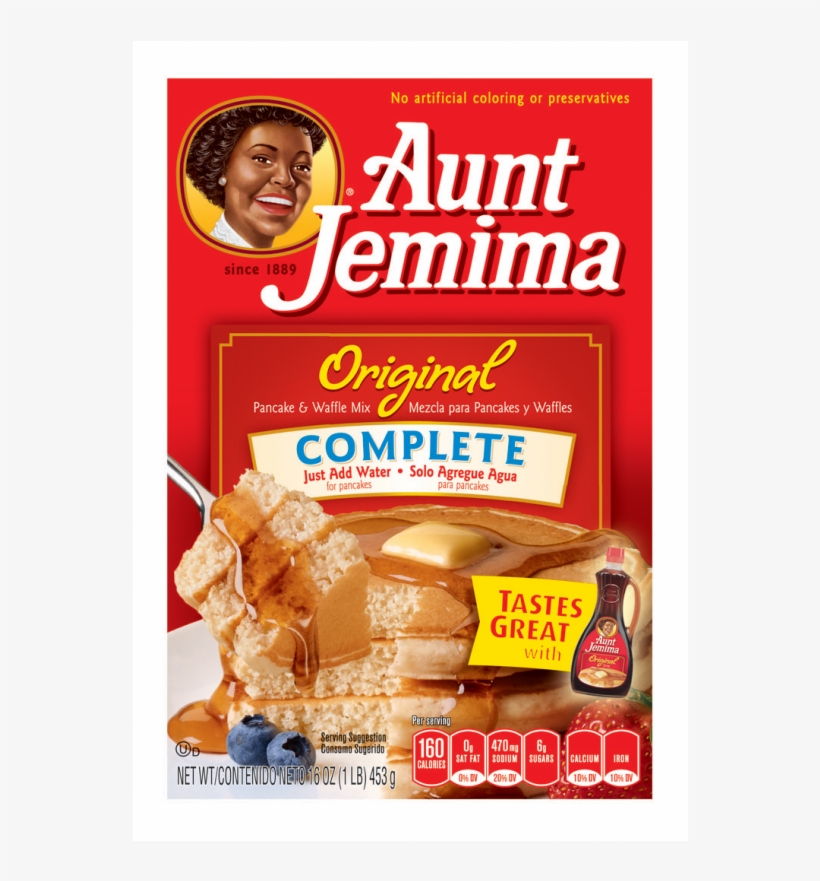 Aunt Jemima Complete Pancake And Waffle Mix 16oz - Aunt Jemima Pancake Mix, transparent png download