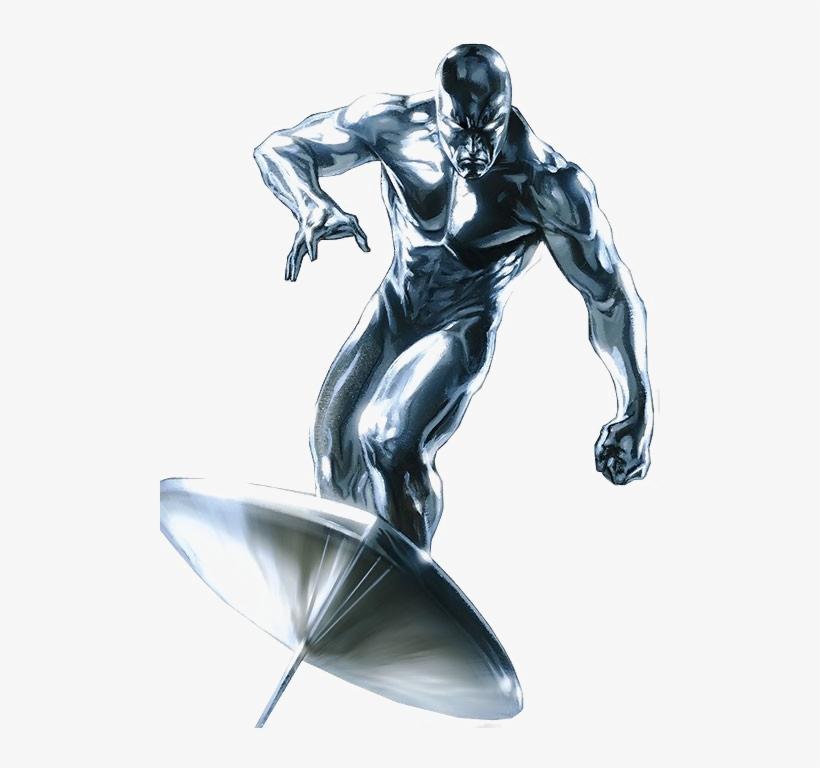 Silver Surfer Png Free Download - Silver Surfer Png, transparent png download