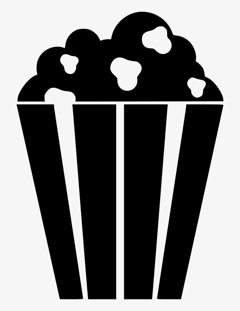 Popcorn Movie Fun Maize Sweet Theatre Comments - Illustration, transparent png download