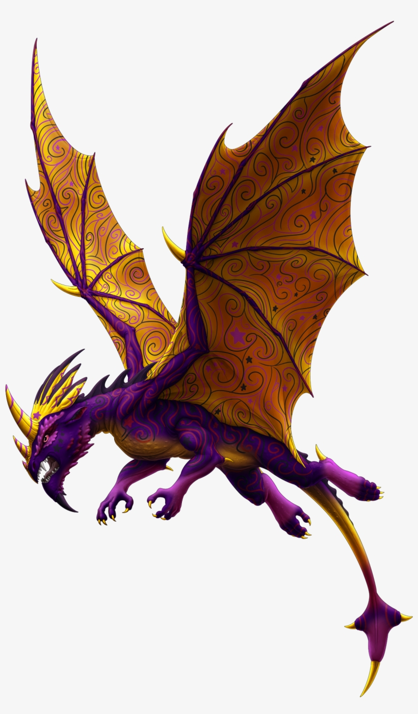 Gargoyle Dragon Astral - Dragon, transparent png download