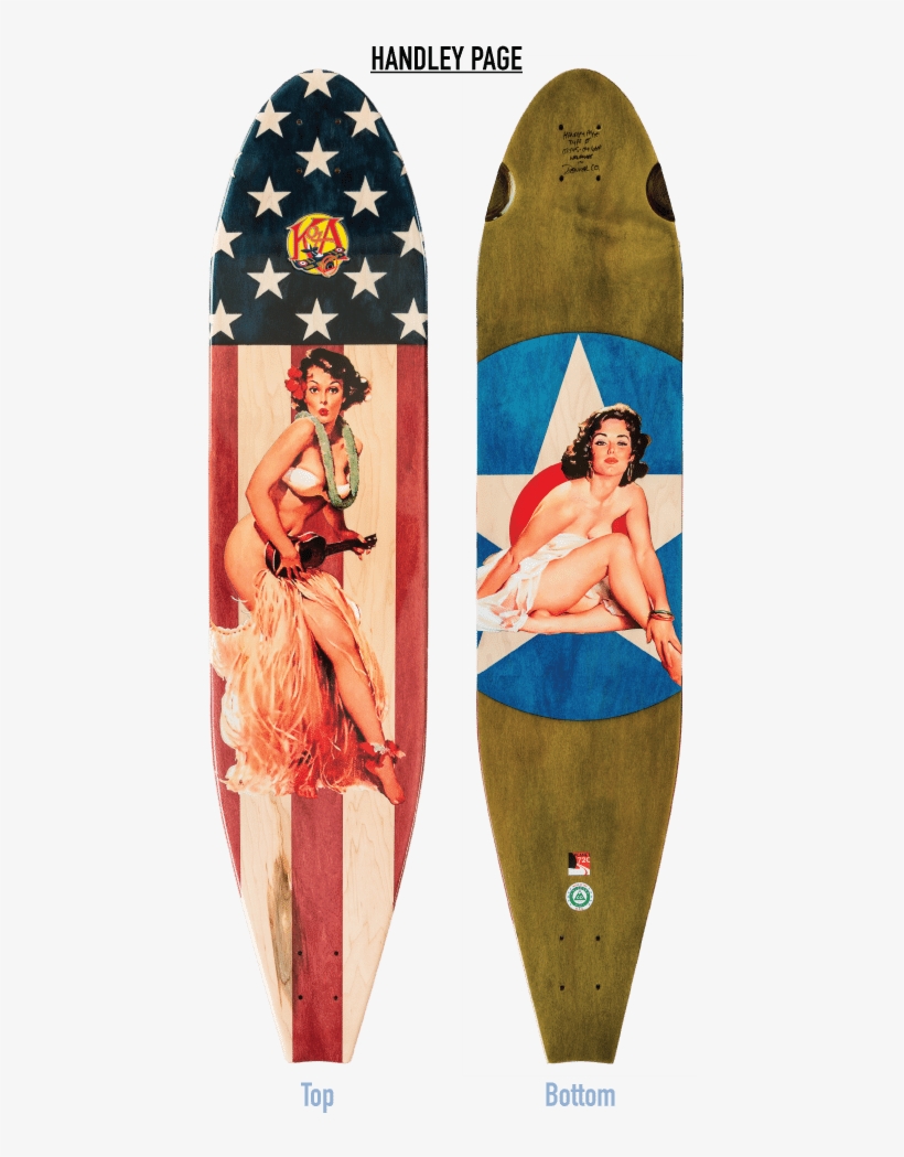 Kota Longboards Pin Up Girl - Pin Up Longboard, transparent png download