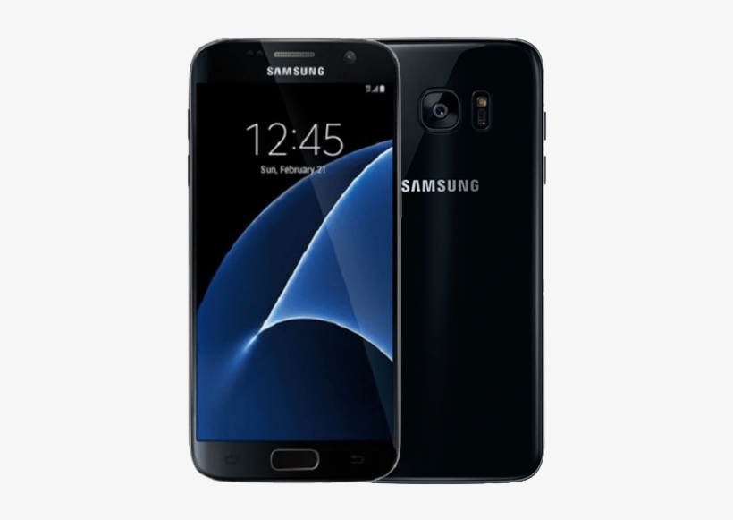 Samsung Galaxy S7 32gb Unlocked Excellent Condition-black - Samsung Galaxy S7 - 32 Gb - Black Onyx - At&t -, transparent png download
