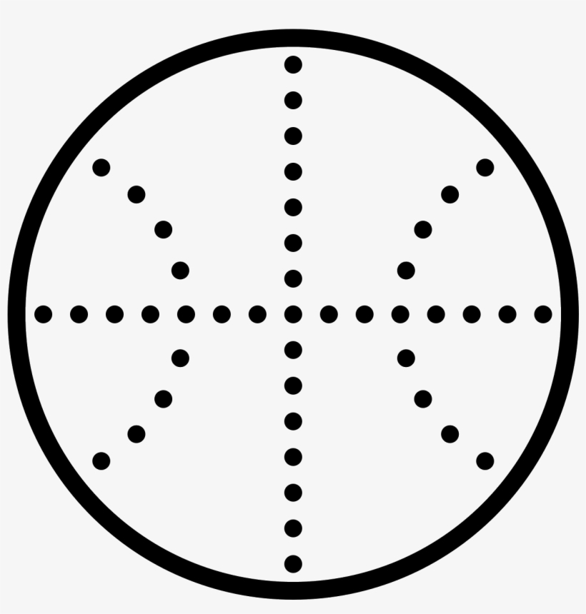 This Is A Very Simple Icon Of A Basketball - Basketball, transparent png download