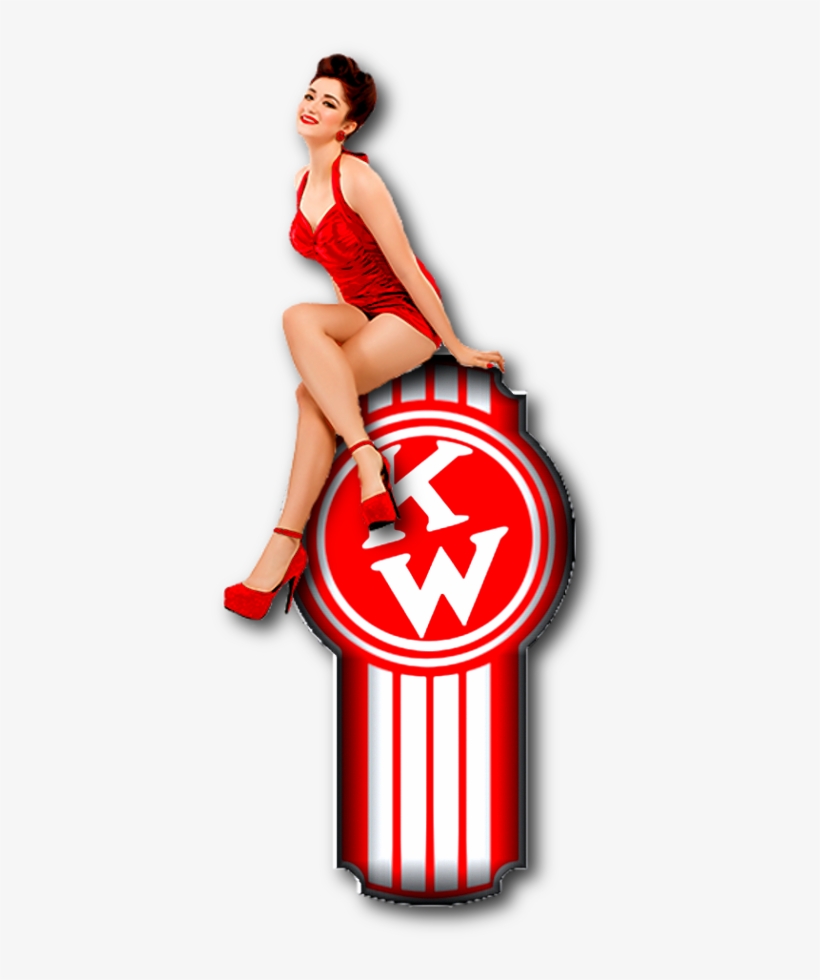 Pin Up/truck Logo Decals - Pin Up Truck, transparent png download