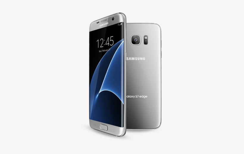 Samsung Galaxy S7 Edge $200 Off With Republic Wireless - Samsung S7 Edge Silver Colour, transparent png download