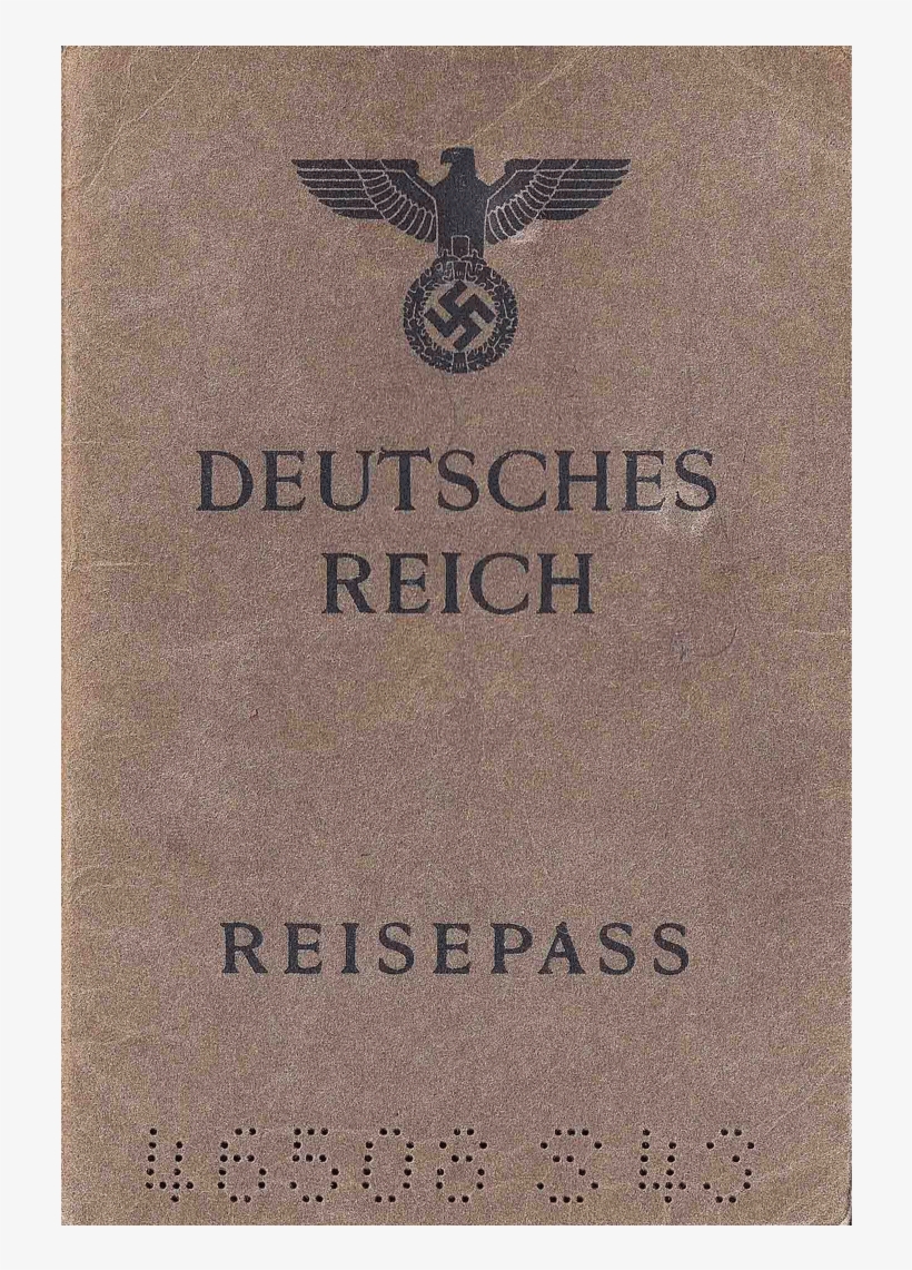 1945 German Passport - German Passport 19 40, transparent png download