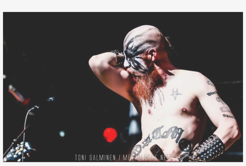 In All His Glory, The Frontman Of Finnish Nazi Metal - Rock Concert, transparent png download