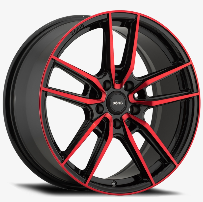 Myth - Myth Gloss Black With Red Tinted Clear Coat, transparent png download