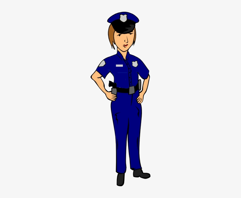 Police Clip Art - Policewoman Clip Art, transparent png download