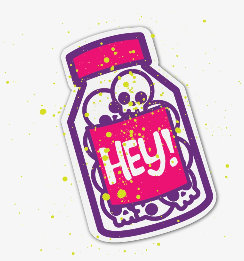 Illustrations Created For A Brazilian Teenager Magazine - Street Art Stickers Png, transparent png download
