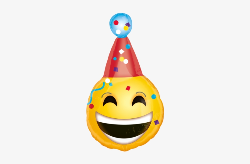 Cumpleaños Bday Emoticons 18 Pulgadas Globo Metálico - Emoji Birthday, transparent png download