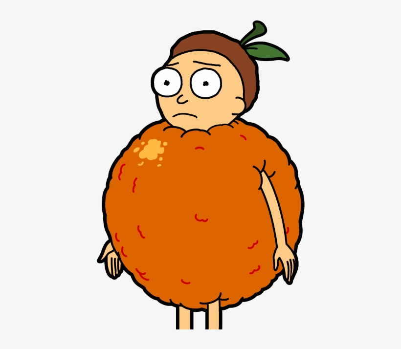 Orange Morty - Rick And Morty Orange, transparent png download