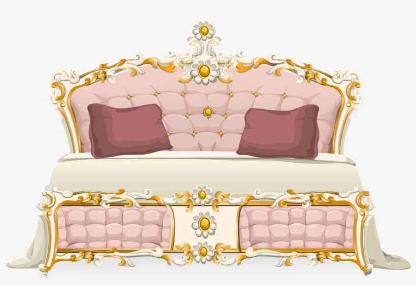Clipart Download Fancy Free On Dumielauxepices Net - Clipart Pink Bed Png, transparent png download