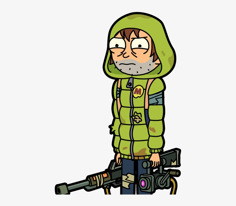 Survivor Morty - Hunter Morty Pocket Mortys, transparent png download