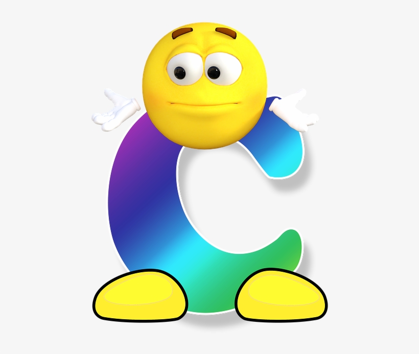 Emoji Clipart Shopping - Smiley Alphabet Letters, transparent png download