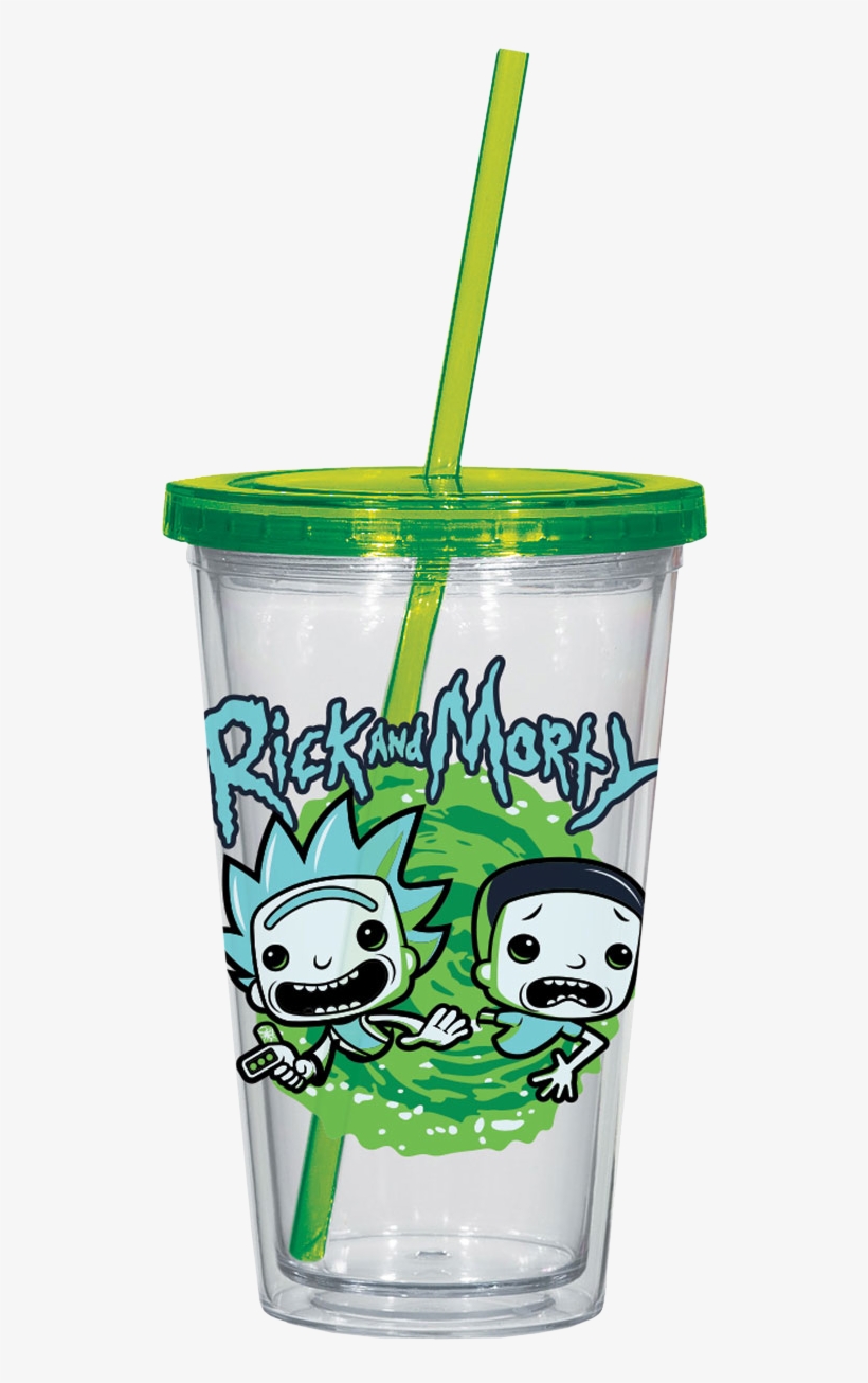 Rick - Rick And Morty Water Bottle, transparent png download