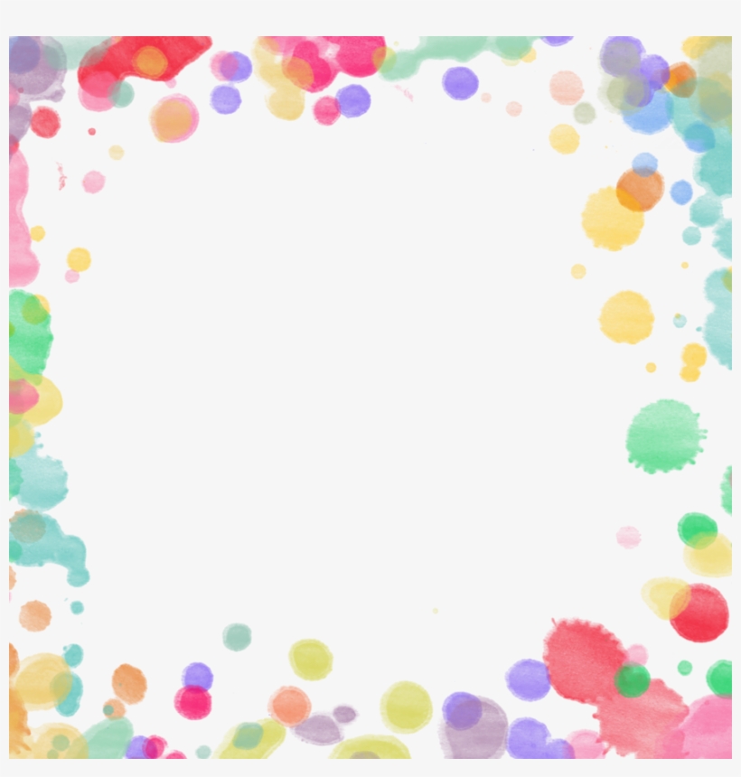 This Is An Overlay In Transparent Png Format, And Sized - Paint Splatter Border Png, transparent png download