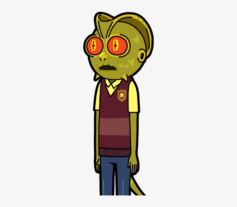#250 - Scaly Morty - Pocketmortys - Net - Morty Smith, transparent png download