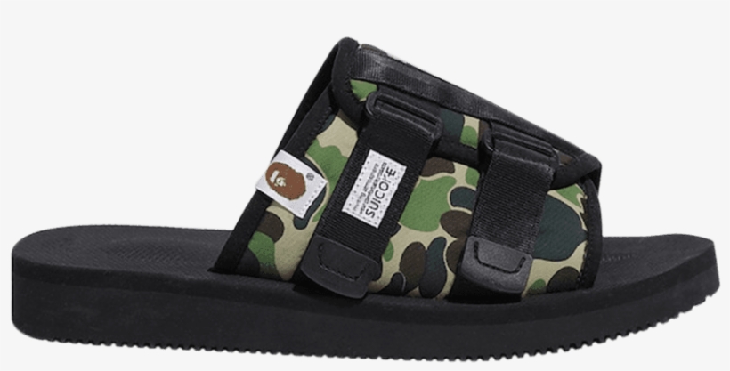 Bape X Suicoke Sandal - Slip-on Shoe, transparent png download