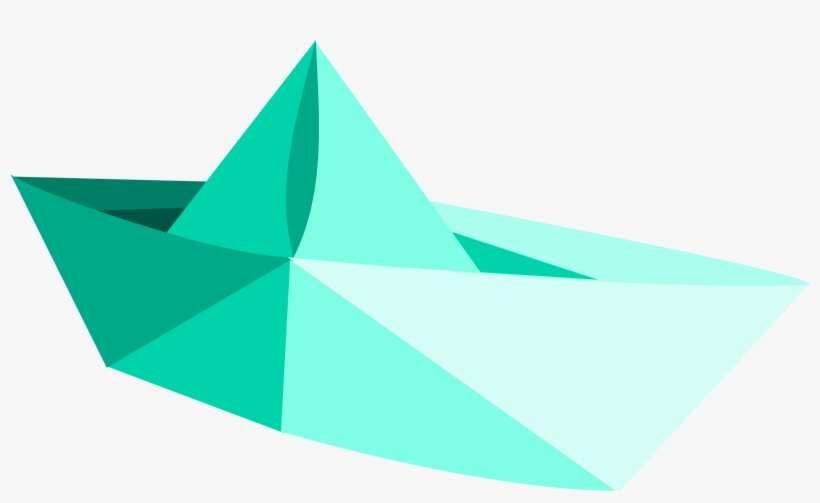 Big Image - Paper Boat Vector Png, transparent png download