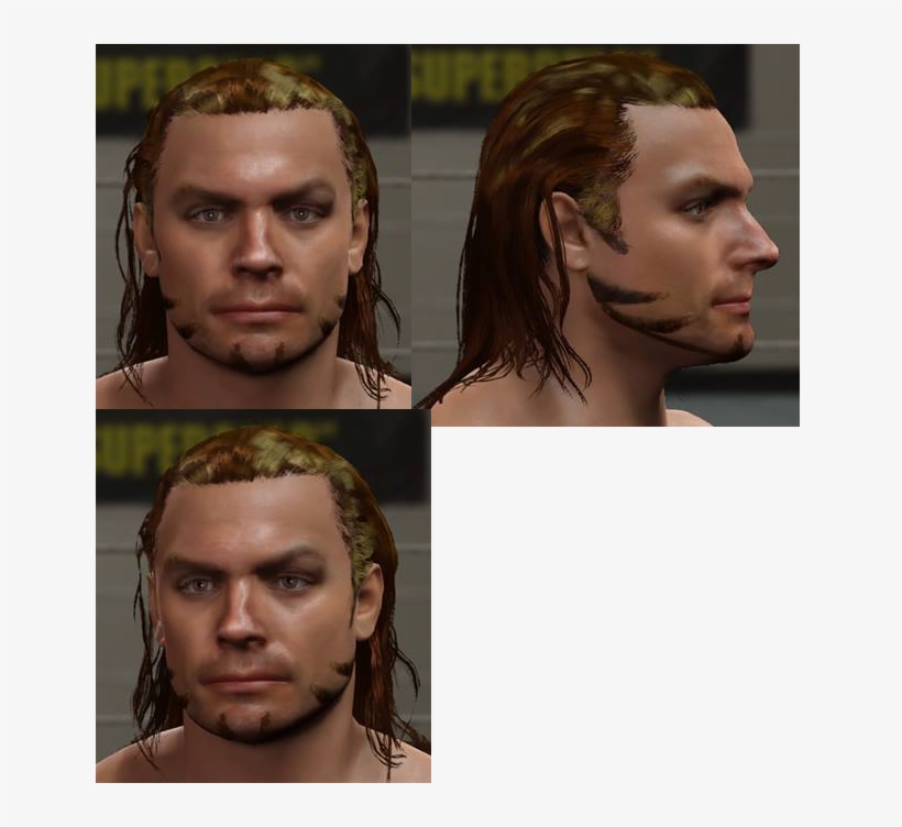 34ryu0w - Wwe 2k16 Jeff Hardy Hair, transparent png download