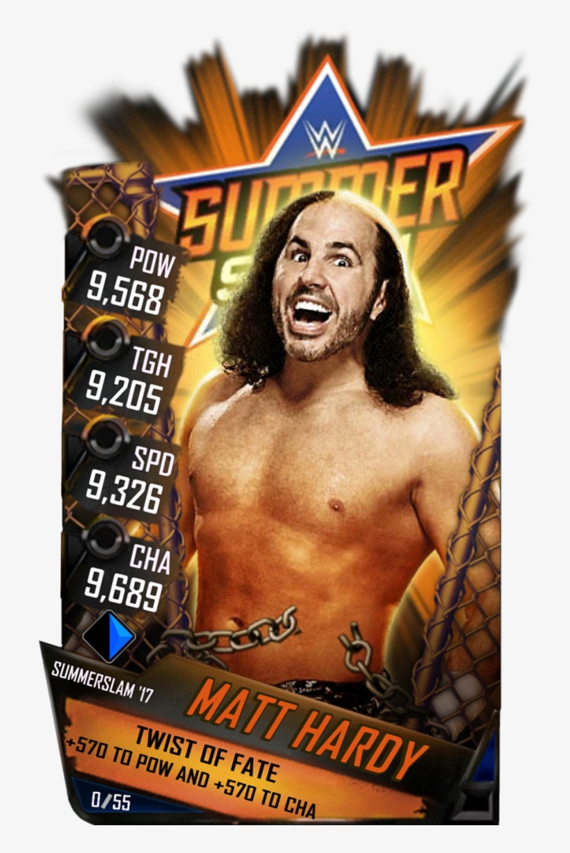 Matthardy S3 15 Summerslam17 - Wwe Supercard Sasha Banks Summerslam 17, transparent png download