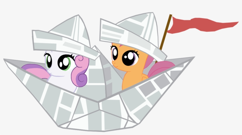 Dmn666, Hat, Newspaper, Paper, Paper Boat, Paper Hat, - Boat, transparent png download