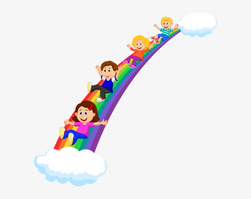 Personnages, Illustration, Individu, Personne, Gens - Children Rainbow, transparent png download