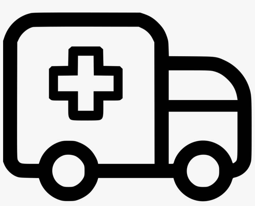Jpg Black And White Download Hospital Car Svg Png - Icon 物流, transparent png download